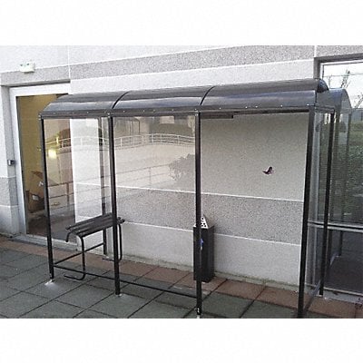 Smoking Shelter 42 inx95 inx84 in Domed MPN:NBS0408BW