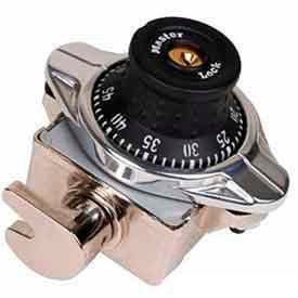 Master Lock® No. 1690MDRED Built-In Combination Lock - Wrap Around Latch Technology - Red Dial 1690MDRED