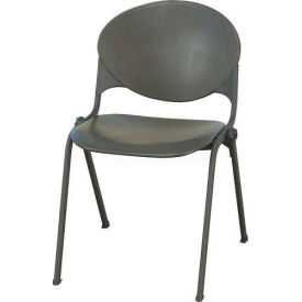 KFI Plastic Stack Chair - Charcoal 2000-P01 CHARCOAL