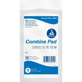Dynarex Combine Pads Sterile 1/Pouch 5