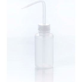Bel-Art Narrow-Mouth 125ml (4oz) Polyethylene Wash Bottles Natural PP Cap 28mm Closure 12Pk 116180004