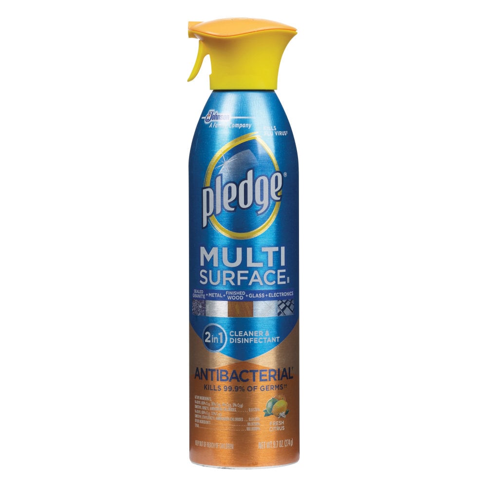 Pledge Multi-Surface Antibacterial II Cleaner, 9.7 Oz Bottle MPN:307951
