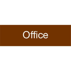Engraved Sign - Office - Brown EN16BN