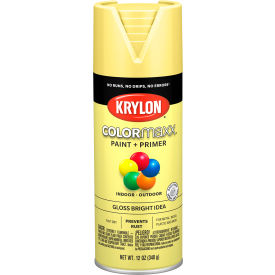 Krylon® Colormaxx™ Paint & Primer 12 oz. Gloss Bright Idea K05507007 - Pkg Qty 6