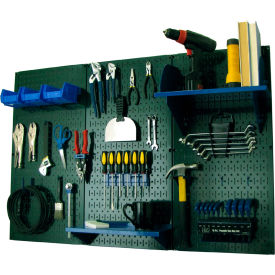 Wall Control Pegboard Standard Tool Storage Kit Green/Blue 48
