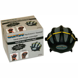 CanDo® Digi-Extend n' Squeeze® Exerciser X-Heavy Black Medium 10-2284