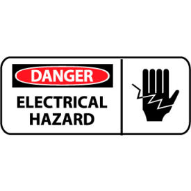 Pictorial OSHA Sign - Plastic - Danger Electrical Hazard SA158R