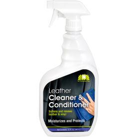 Nilodor RTU Leather Cleaner & Conditioner Unsecented Quart Trigger Spray Bottle 6 Bottles/Case 32LCC