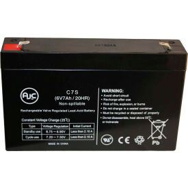 AJC® Chloride 100-001-0066 6V 7Ah Emergency Light Battery AJC-C7S-B-0-103202