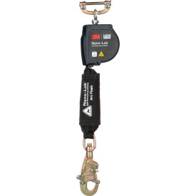 3M™ DBI-SALA Nano-Lok Arc Flash Self-Retracting Lifeline Web & Steel Swivel Snap Hook 8'L 7012818552