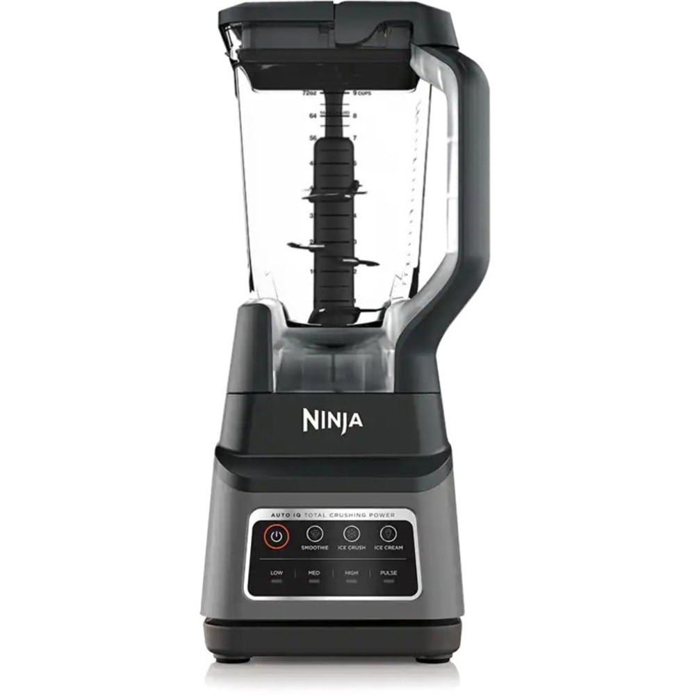 Ninja Professional Plus Blender with Auto-iQ - 1400 W - 2.25 quart - 4 Speed Setting(s) - 6 Blades - 2.50 ft - 120 V AC - Gray, Black MPN:BN701