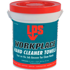 LPS® WorkPlace Hand Cleaner Towels 72 Towels/Bucket 6 Buckets/Case - 09200 9200