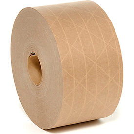 Reinforced Water Activated Tape 70mm x 375' 5 Mil Tan - Pkg Qty 8 H2070X375 TAN