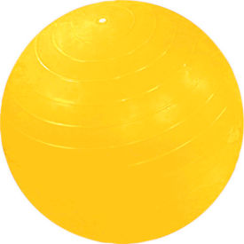 CanDo® Inflatable Exercise Ball Yellow 45 cm (18