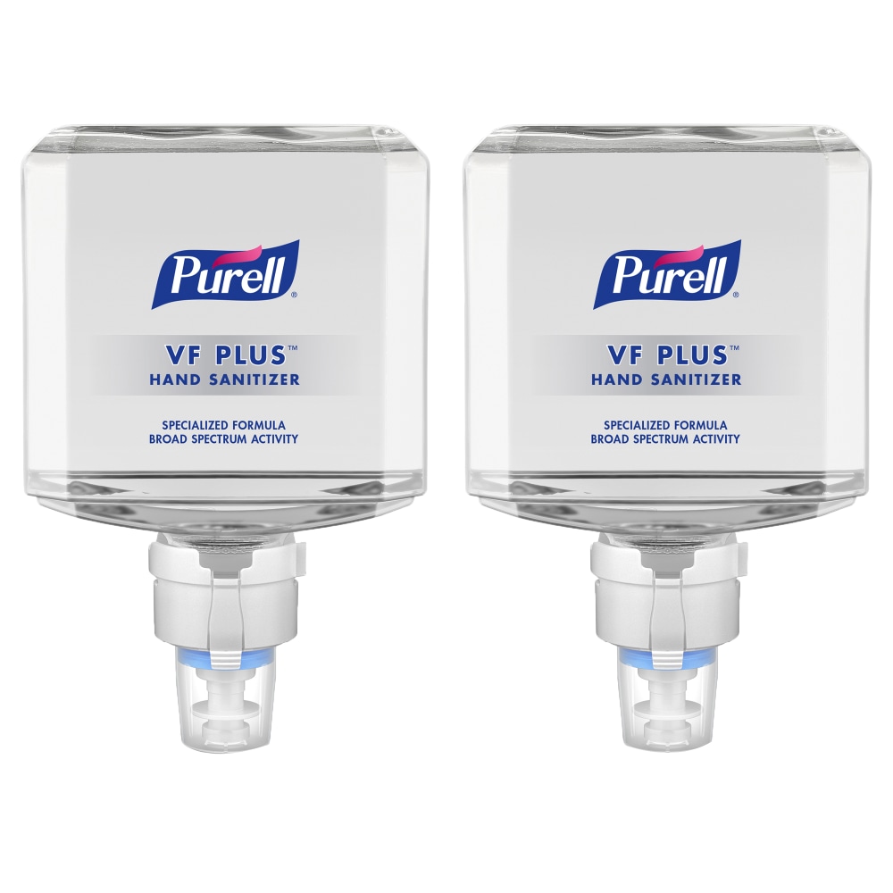 Purell VF PLUS Gel Hand Sanitizer Refills For ES8 Touch-Free Hand Sanitizer Dispensers, Fragrance Free, 40.6 Oz, Case Of 2 Refills MPN:7099-02