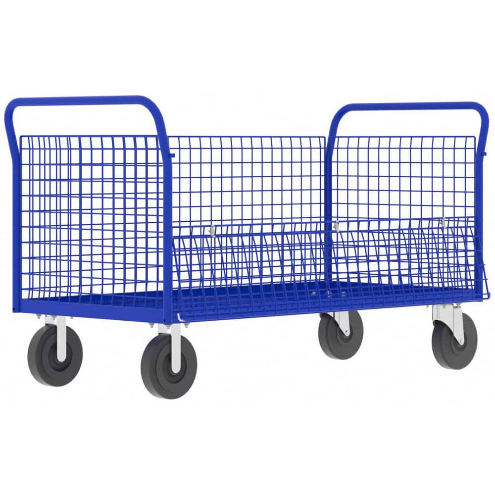 Carts, Cart Type: Cage , Width (Inch): 30 , Assembly: Comes Assembled , Material: Steel , Length (Inch): 64  MPN:F80119VCBL