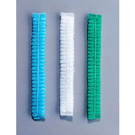 Pleated Polypropylene Bouffant Cap 100 Latex Free Blue 24