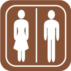 Architectural Sign - Rest Room Symbol AS57