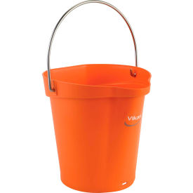 Vikan 56887 1.5 Gallon Bucket Orange 56887