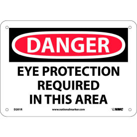 Safety Signs - Danger Eye Protection - Rigid Plastic 7