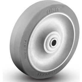 Colson® 2 Series Wheel 2.00005.441 - 5 x 1-1/4 Performa Rubber 3/8 Delrin Bushing - Gray 2.00005.441