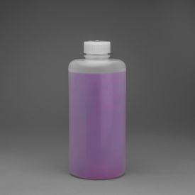 Bel-Art Precisionware Narrow-Mouth 1000ml (32oz) High-DensityPE Bottles PP Cap 38mm Closure 6Pk 106200008