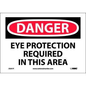 Safety Signs - Danger Eye Protection - Vinyl 7