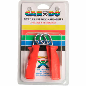 CanDo® Fixed ErgoGrip Hand Exerciser Red Easy 6 lb. Resistance 1 Pair 10-1805