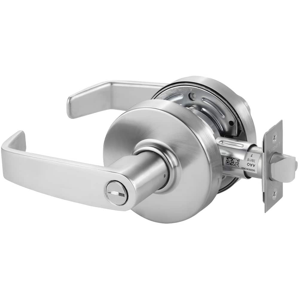 Lever Locksets, Lockset Type: Privacy , Key Type: Keyed Different , Back Set: 2-3/4 (Inch), Cylinder Type: Non-Keyed , Material: Metal  MPN:28-7U65 LL 26D
