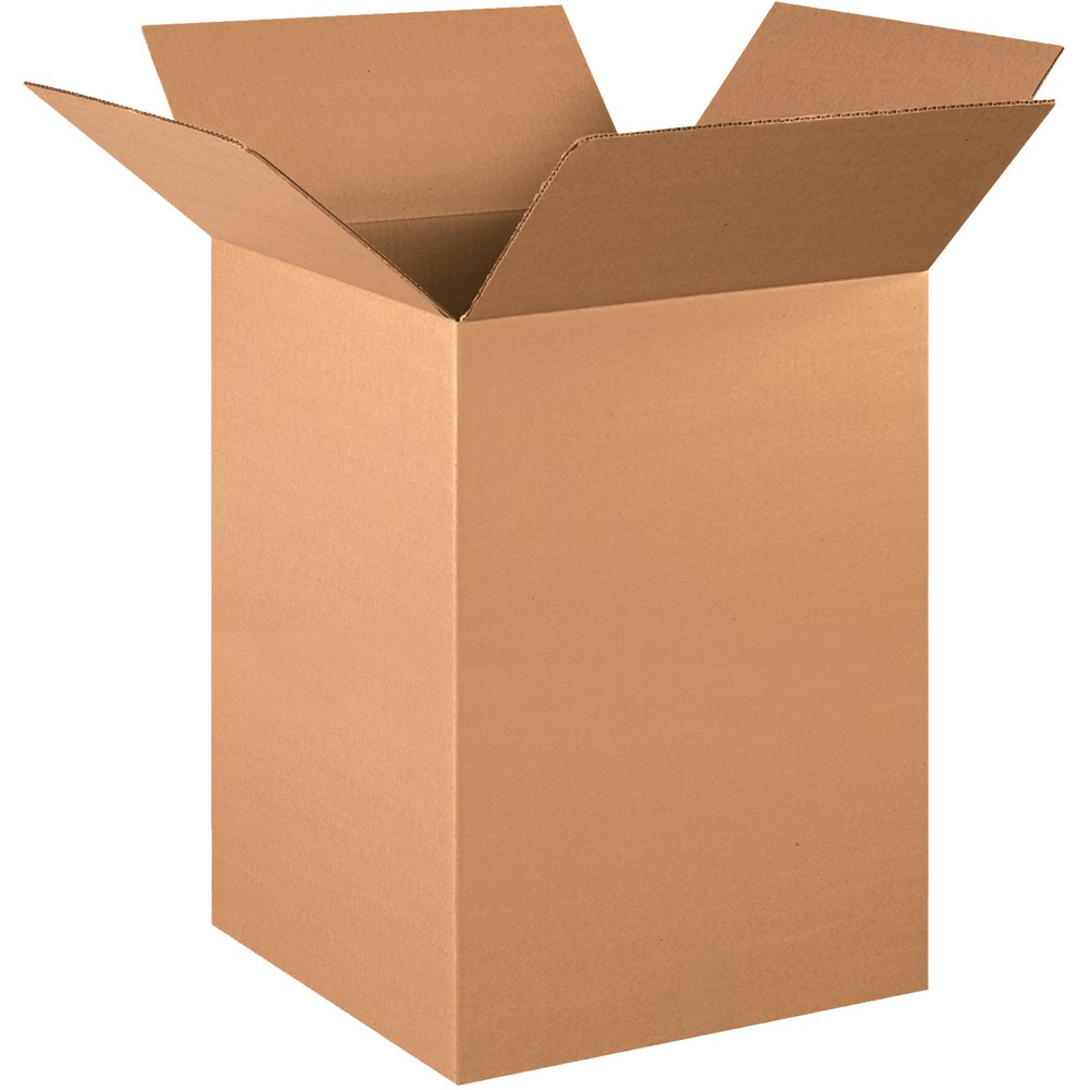 Partners Brand Corrugated Boxes, 22inH x 16inW x 16inD, 15% Recycled, Kraft, Bundle Of 20 MPN:161622