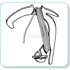 Universal Plastic Ceiling Hook Hwc-6 HWC-6 - Pkg Qty 100