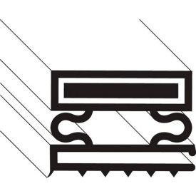 Allpoints 1271161 Door Gasket - 18.50 X 21.25 1271161