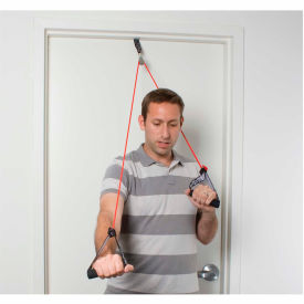 CanDo® Shoulder Pulley Exerciser with Tubing and Handles Red Light 1 Set 10-5041