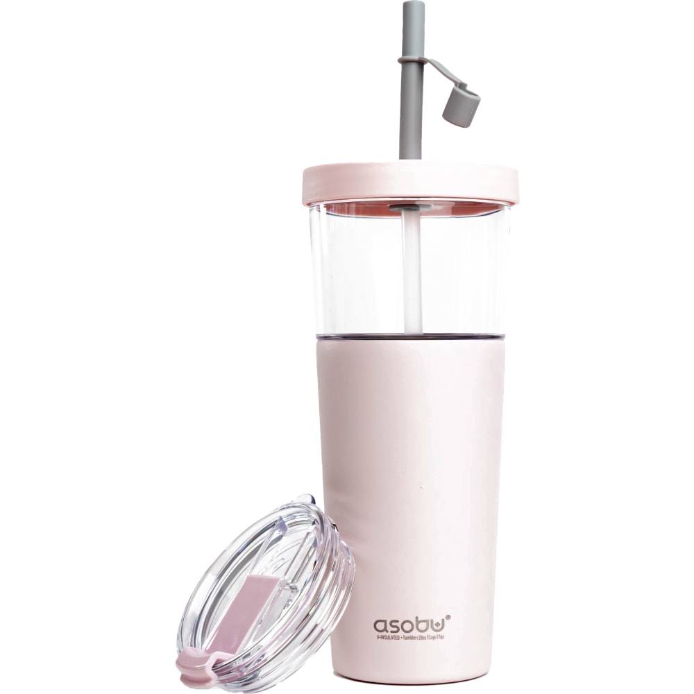 Asobu Marina 2-in-1 Tumbler, 28 Oz, Pink MPN:ICT400P