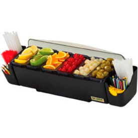 Domed Garnish Center (6) 1 Pint Trays (2) Straw Caddies BD4006S