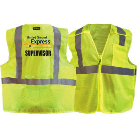 S Recycled Class 2 Mesh Breakaway W/United Ground Express Logo & 