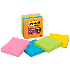 Post-it® Notes Super Sticky Pads in Primary Colors 3