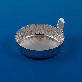 Aluminum Weighing Dish 57mm With Tab 1.3g/60mL Crimped Side 1000/Pack 8306