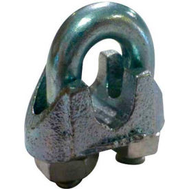 Advantage Malleable Steel Zinc Plated Wire Rope Clip MWRC125P6 - 1/8