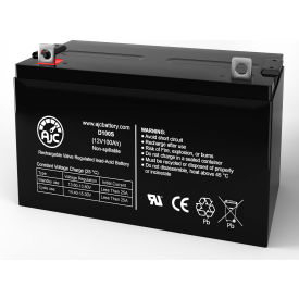 AJC® Pv Generator TEA-6B11-1000VA Solar Replacement Battery 100Ah 12V NB AJC-D100S-J-0-191722