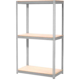 GoVets 3 Shelf Standard Duty Boltless Shelving Starter 48