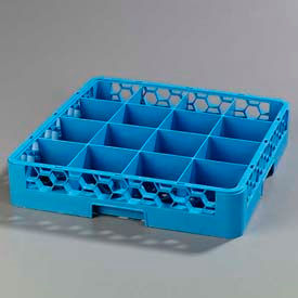 Carlisle RC1614 - Opticlean™ 16-Compartment Cup Rack Blue RC1614 - Pkg Qty 6