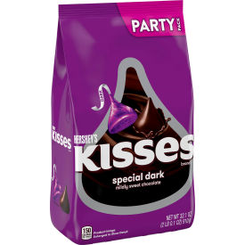 HERSHEY'S KISSES Dark Chocolate Candy 32.1 oz 24600419