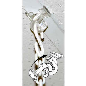 Clear Hinged Ceiling Hook 3/4