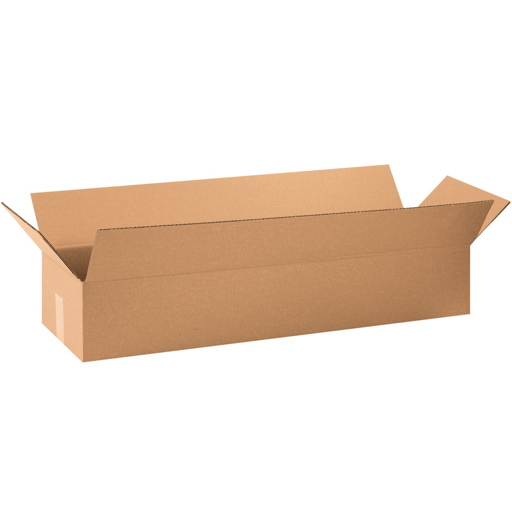 Partners Brand Long Corrugated Boxes, 33in x 8-1/2in x 5in, Kraft, Pack Of 25 Boxes MPN:3385