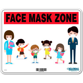 GoVets™ Face Mask Zone Sign 10