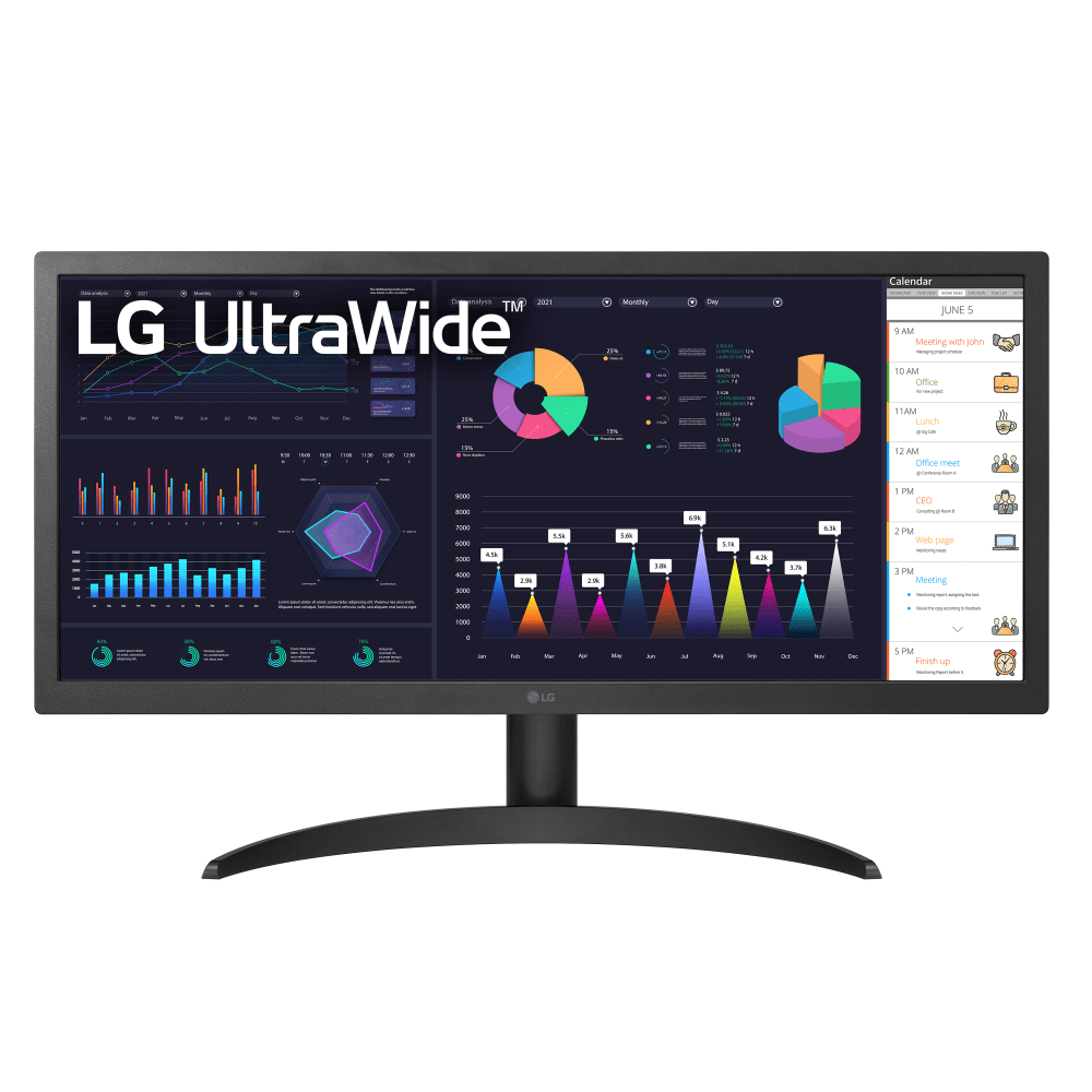 LG 26in UltraWide FHD IPS Monitor, 26WQ500, FreeSync MPN:26WQ500-B