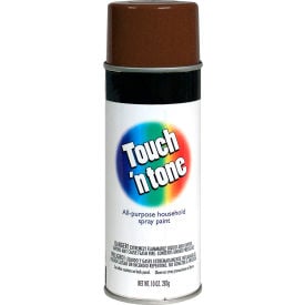 Rust-Oleum® Touch 'n Tone Spray Paint 10 oz. Aerosol Can Gloss Leather Brown 55277830 - Pkg Qty 6
