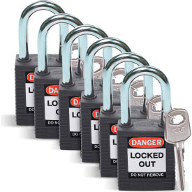 Brady® Lockout Padlock Keyed Differently 1-1/2