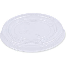 Boardwalk® Souffle/Portion Cup Lids Fits 2 oz Portion Cups Clear 2500/case BWKPRTLID2